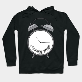 Good Morning Sunshine Vintage Alarm Clock Hoodie